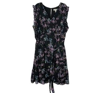Jessica Simpson Maternity Black Floral Dress